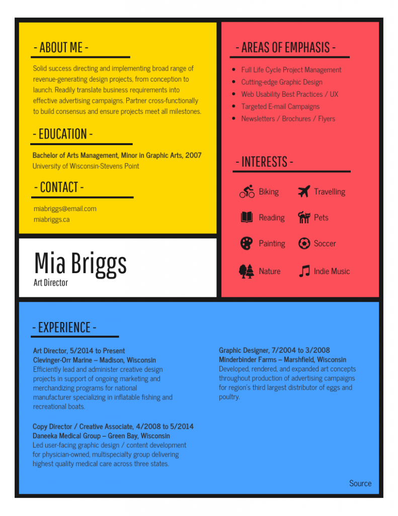 Abstract Resume 791x1024
