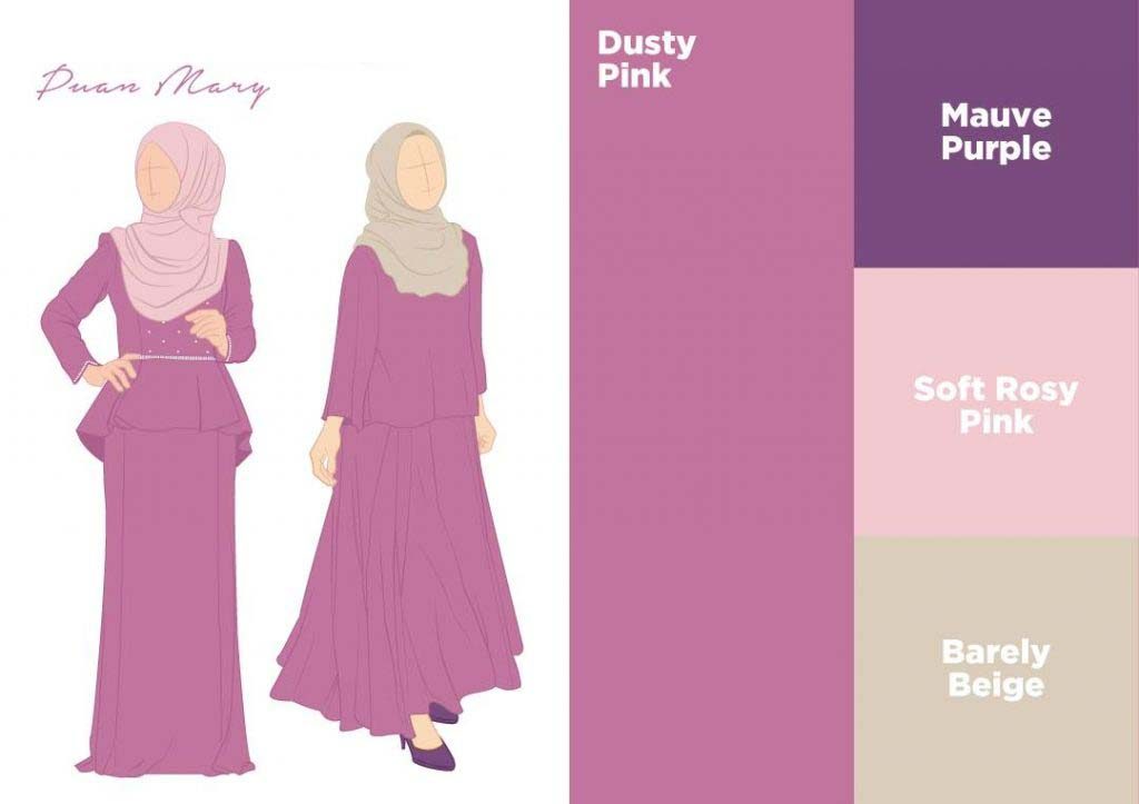 Dusty pink