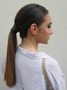3 low sleek ponytail 225x300