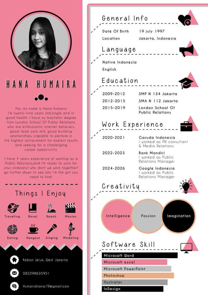 CV   Resume Design 724x1024