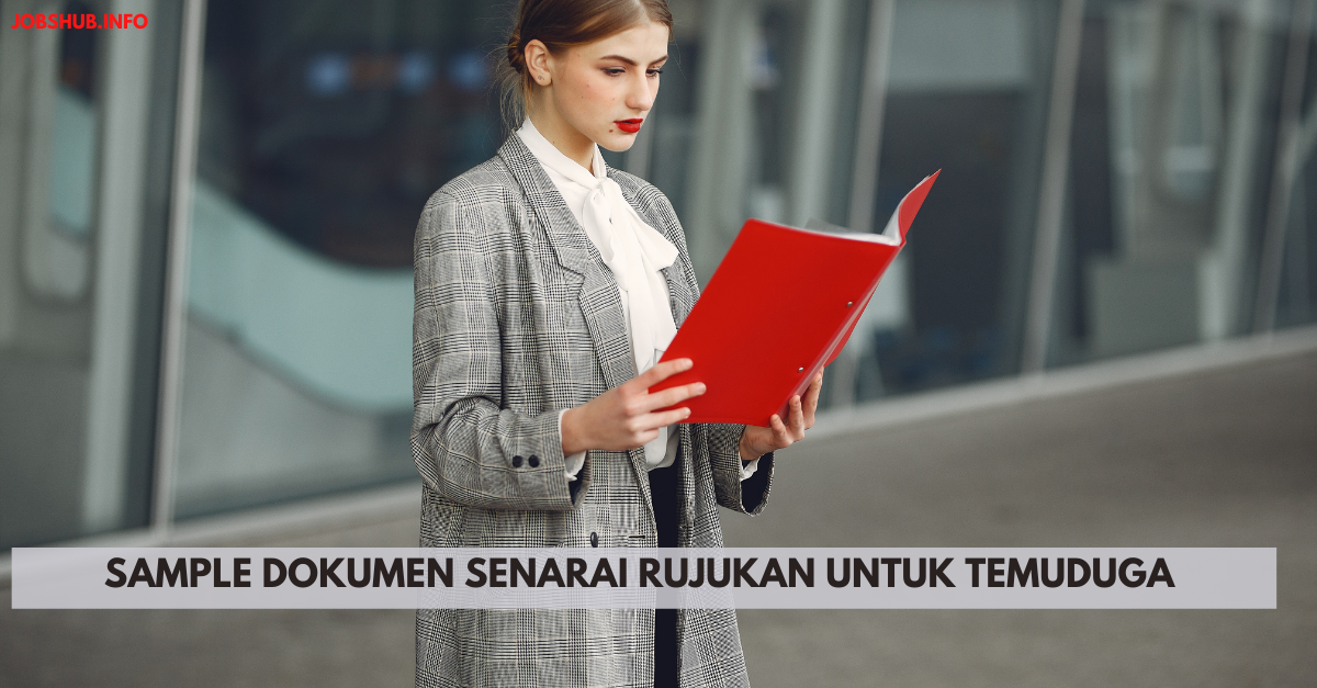 Sample Dokumen Senarai Rujukan Untuk Temuduga