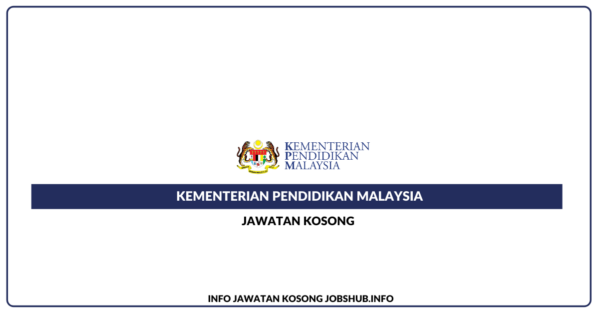 Jawatan Kosong Guru Ganti MySTEP KPM 2021 Di Buka. Kelayakan SPM, STPM/Diploma & Ijazah. Mohon Sekarang