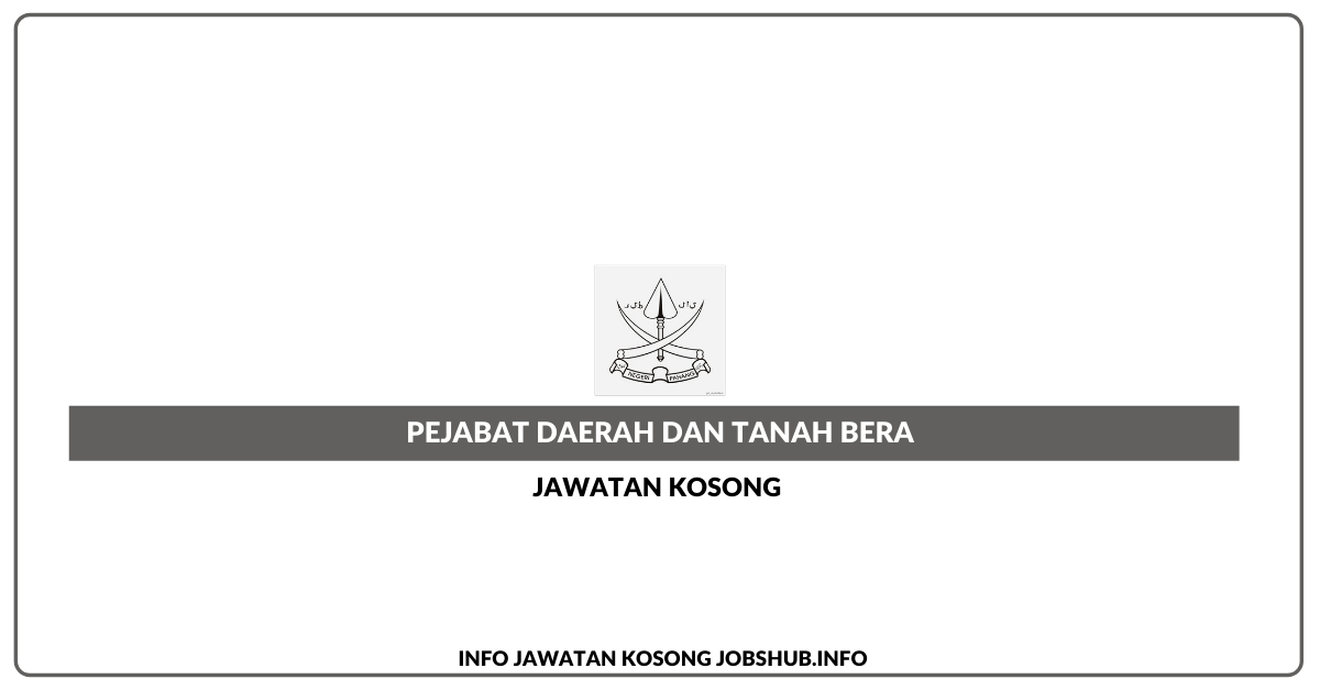 Pejabat Daerah Dan Tanah Bera