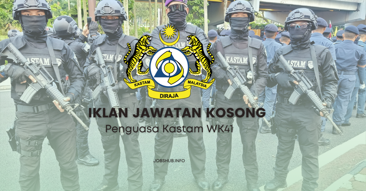Jabatan Kastam DiRaja Malaysia – Personel Mystep Psikologi (Ijazah Sarjana Muda)