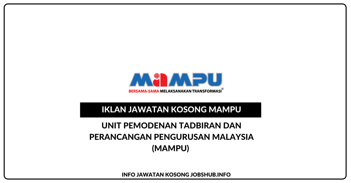 Unit Pemodenan Tadbiran & Perancangan Pengurusan Malaysia (MAMPU)