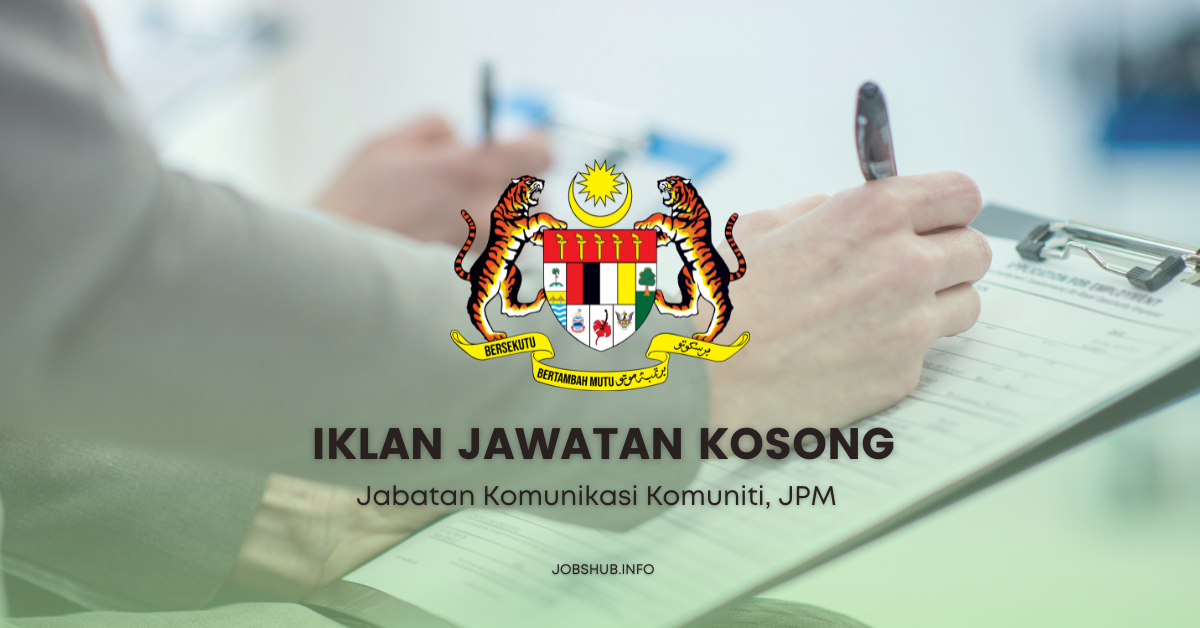 Jabatan Komunikasi Komuniti, JPM / Kekosongan Pegawai & Penolong Pegawai Penerangan