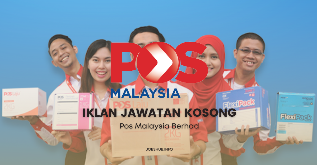 Pos Malaysia Berhad / Kekosongan Rakan Penghantar Pos (Flex) – Separuh/ Sepenuh Masa