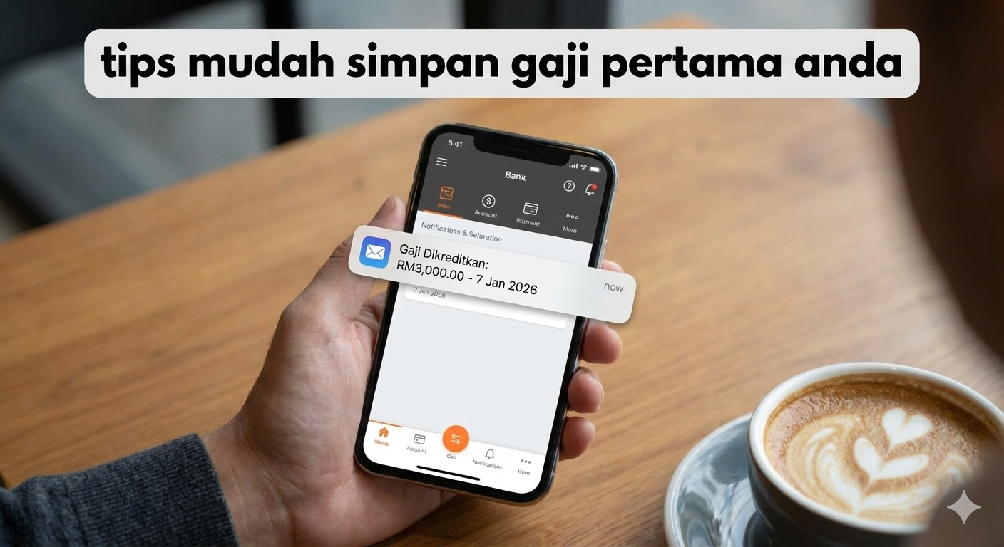Tips Mudah Simpan Gaji Pertama Anda